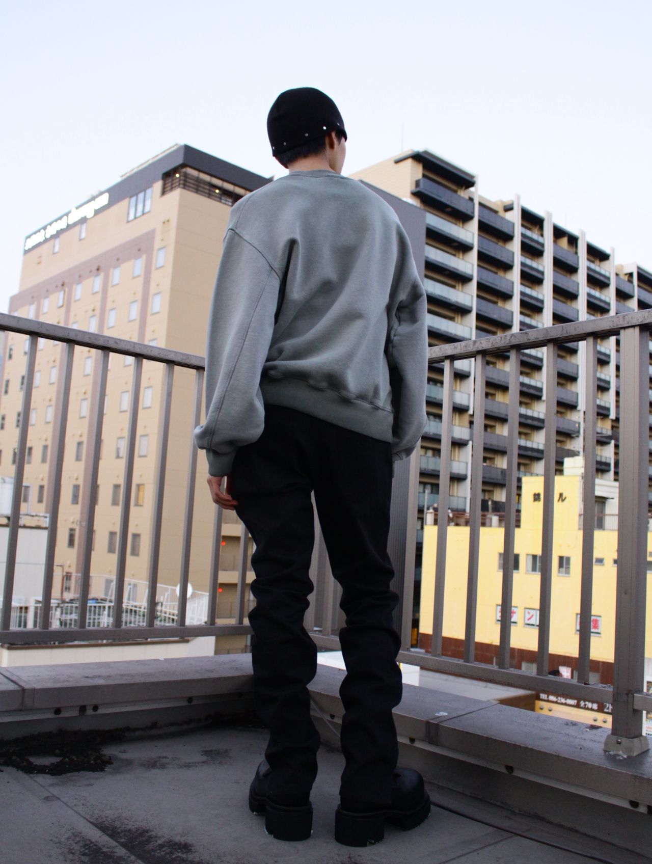 【25AW】バブル クルーネックスウェット / BUBBLE CREWNECK / GREEN FADE(グリーン)