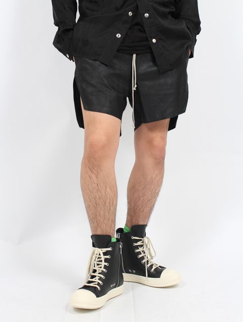 【25SS】ラムレザー ボクサー ショート パンツ / BOXERS / ブラック