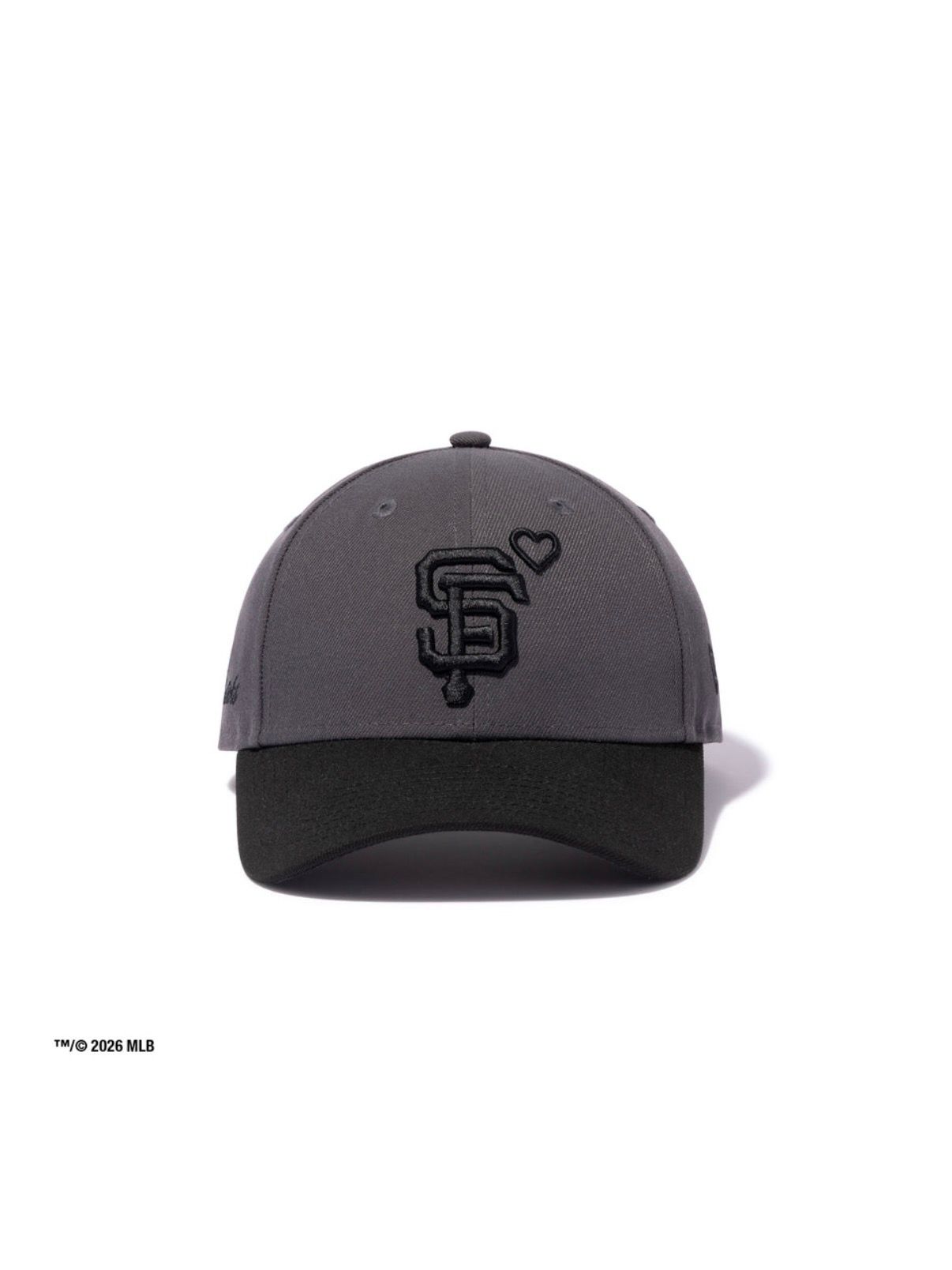 【26SS】ニューエラ コラボ ジャイアンツ キャップ / × NEWERA GIANTS CAP / ブラック×グレー