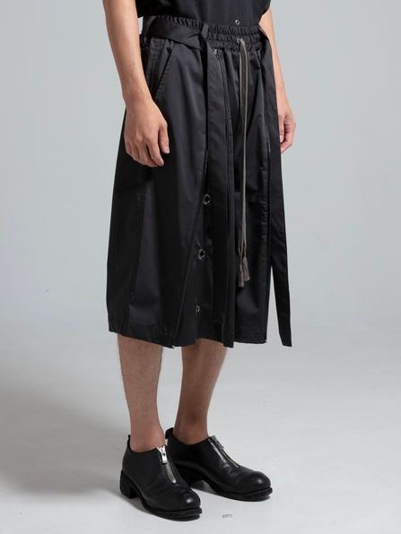 【25SS】LC2.5 袴 ショート パンツ / LC2.5 袴 SHORTS / ブラック