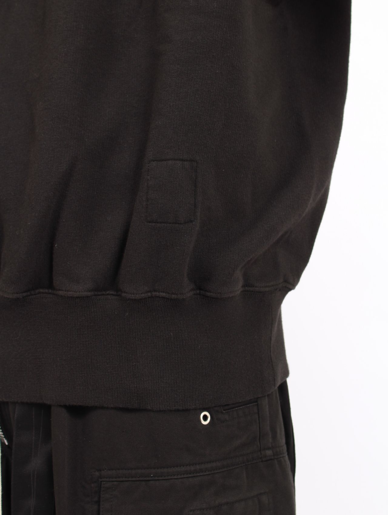 【25AW】オーバーサイズド フーディー パーカー / OVERSIZED HOODIE / ブラック × パール
