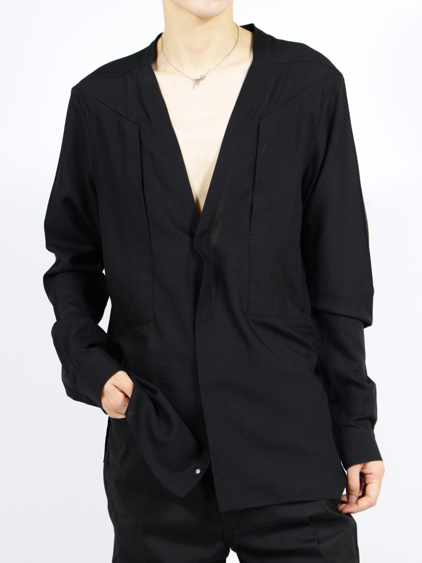 【26SS】ラリー フォッグ ポケット シャツ / LARRY FOGPOCKET SHIRT / ブラック