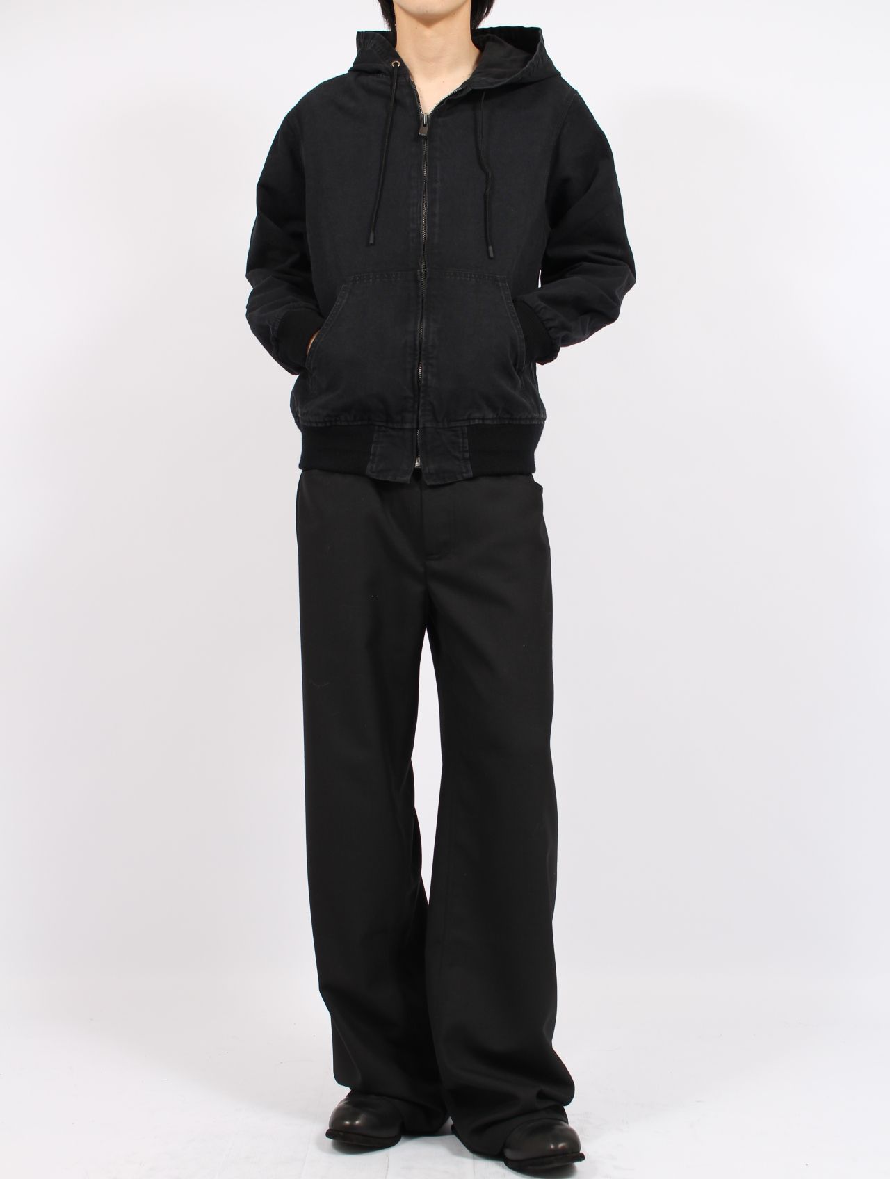 【25AW】ダック フーディー パーカー / DUCK HOODIE / ブラック