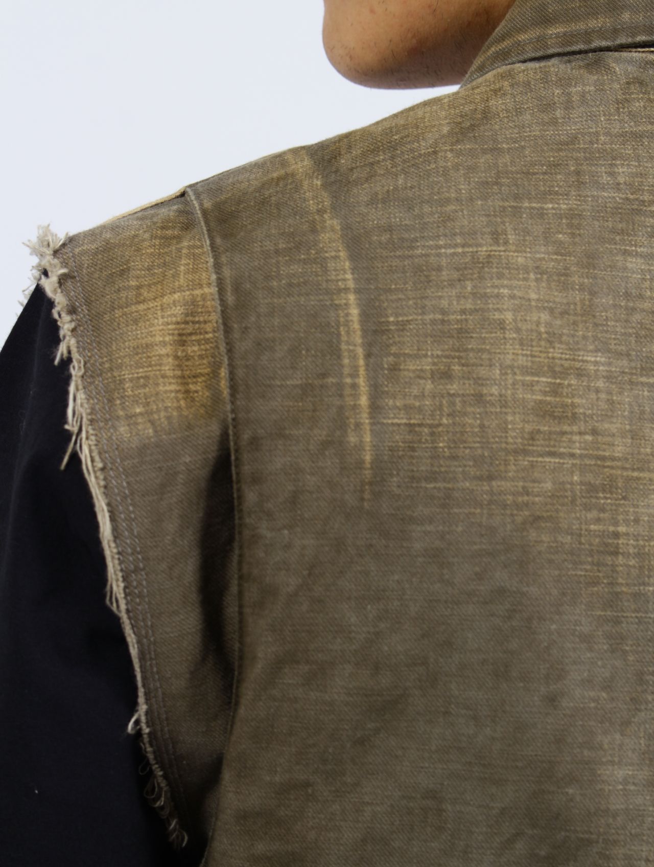 KAMIYA カミヤ　ベスト　SERGE PAINT VEST KAMIYA （カミヤ）SERGE PAINT VEST / BROWN | Detail
