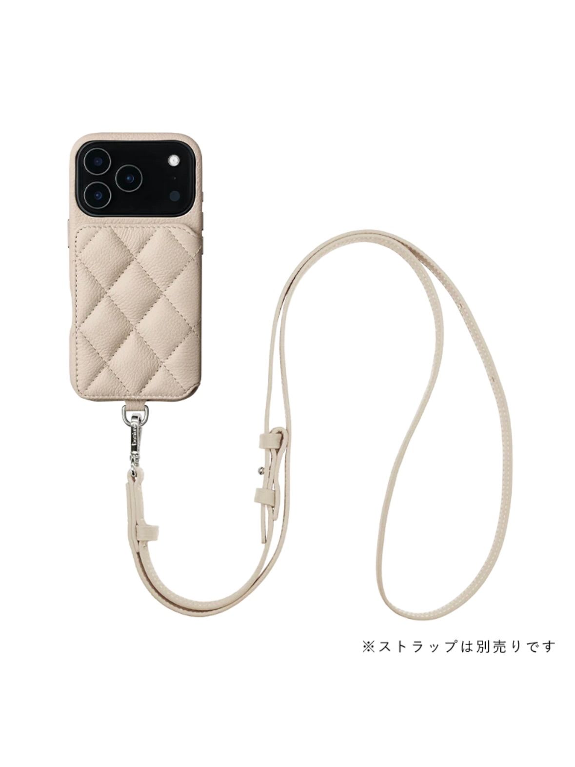 【iPhone 17 ProMax】グレース スマートフォンケース / GRACE / ベージュ