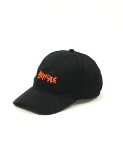 刺繍ロゴ ベースボールキャップ / BASEBALL HAT WITH LOGO EMBROIDERY / ブラック