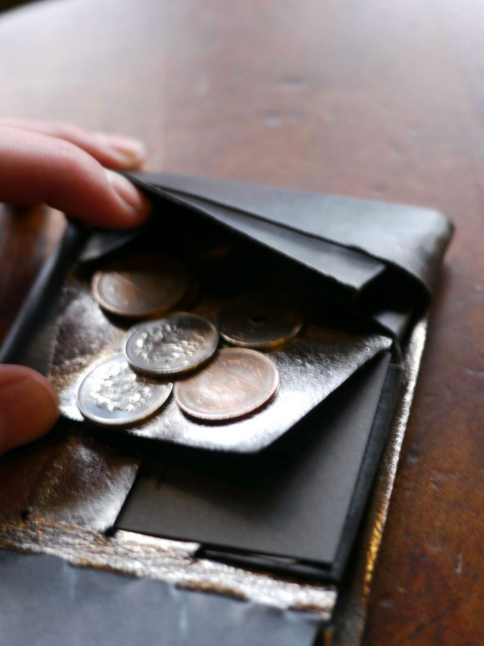 ボレロ ショートウォレット / SHORT  WALLET 2.0 / ブラック × シルバー
