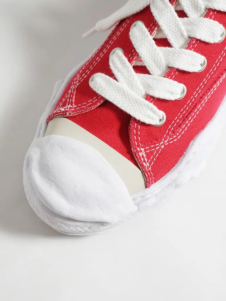 "ハンク" キャンバス ローカット スニーカー / HANK LOW CANVAS SNEAKER / レッド