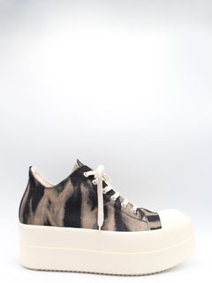 【24AW】ダブルバンパー ローカット スニーカー / DOUBLE BUMPER LOW SNEAKS / ブラック × ファイヤー
