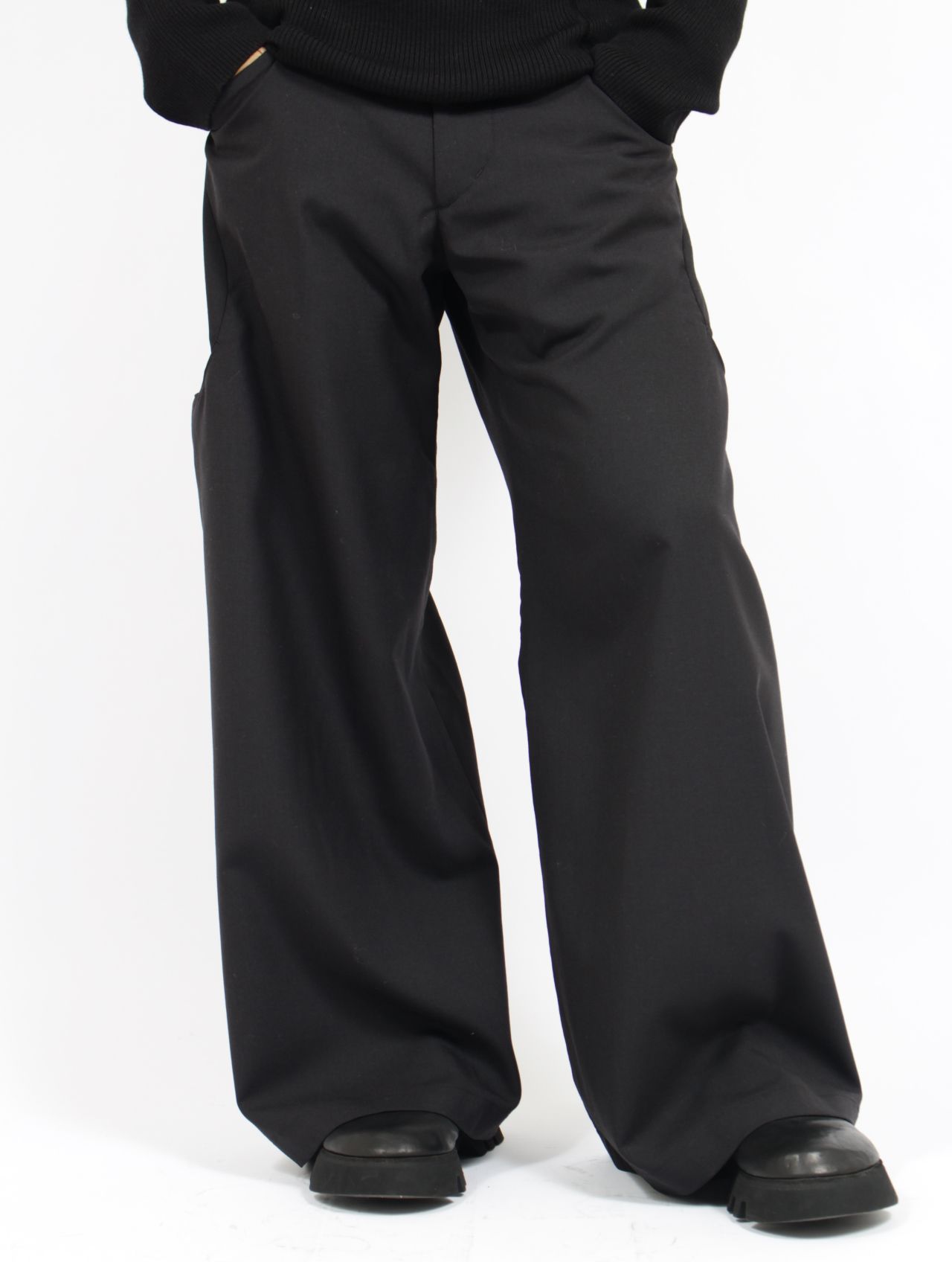 【26SS】サブ オン ウール トラウザーズ / SUB ONG WOOL TRS / ブラック