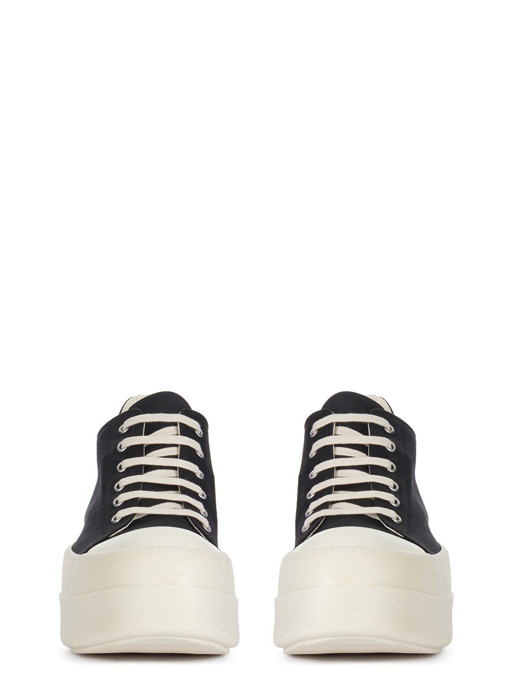 RICK OWENS DRKSHDW - 【24AW】ダブルバンパー ローカット スニーカー / DOUBLE BUMPER LOW SNEAKS /  ブラック×ホワイト | STORY