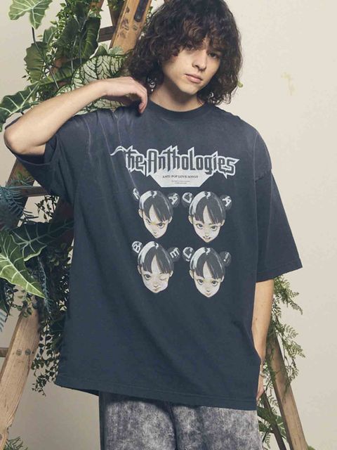 古塔つみ 描き下ろし オーバーサイズ Tシャツ / COTOH 4th ALBUM T-SHIRT / ブラック