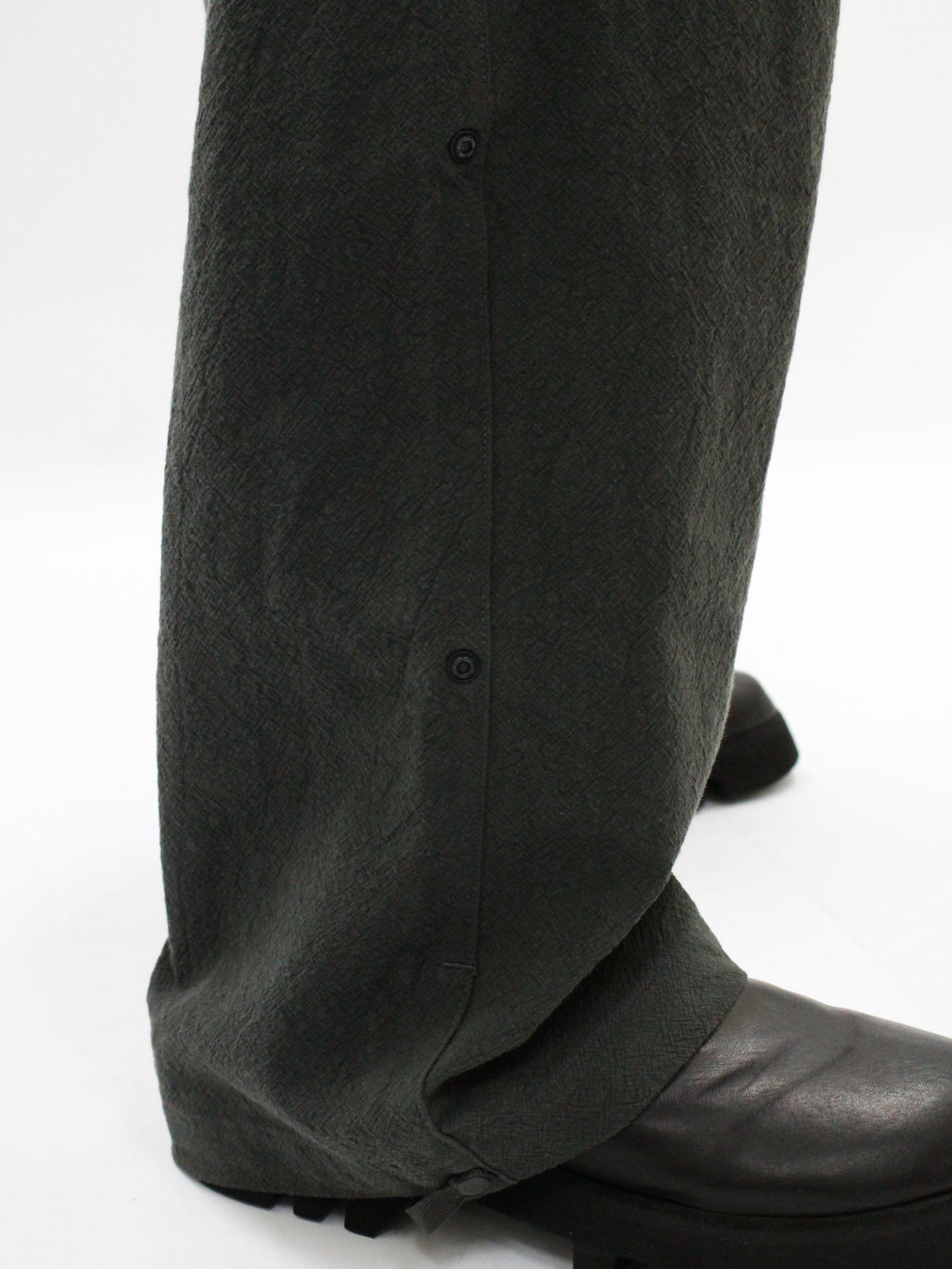 【26SS】ウェルド パッチド パンツ / WELD PATCHED PANTS / グレー