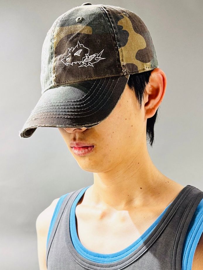 【25AW】スカル ドッグ キャップ / SKULL DOG CAP / カモ