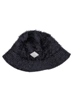 【25SS】シャギー バケット ハット / SHAGGY MATERIALS BUCKET HAT / ブラック