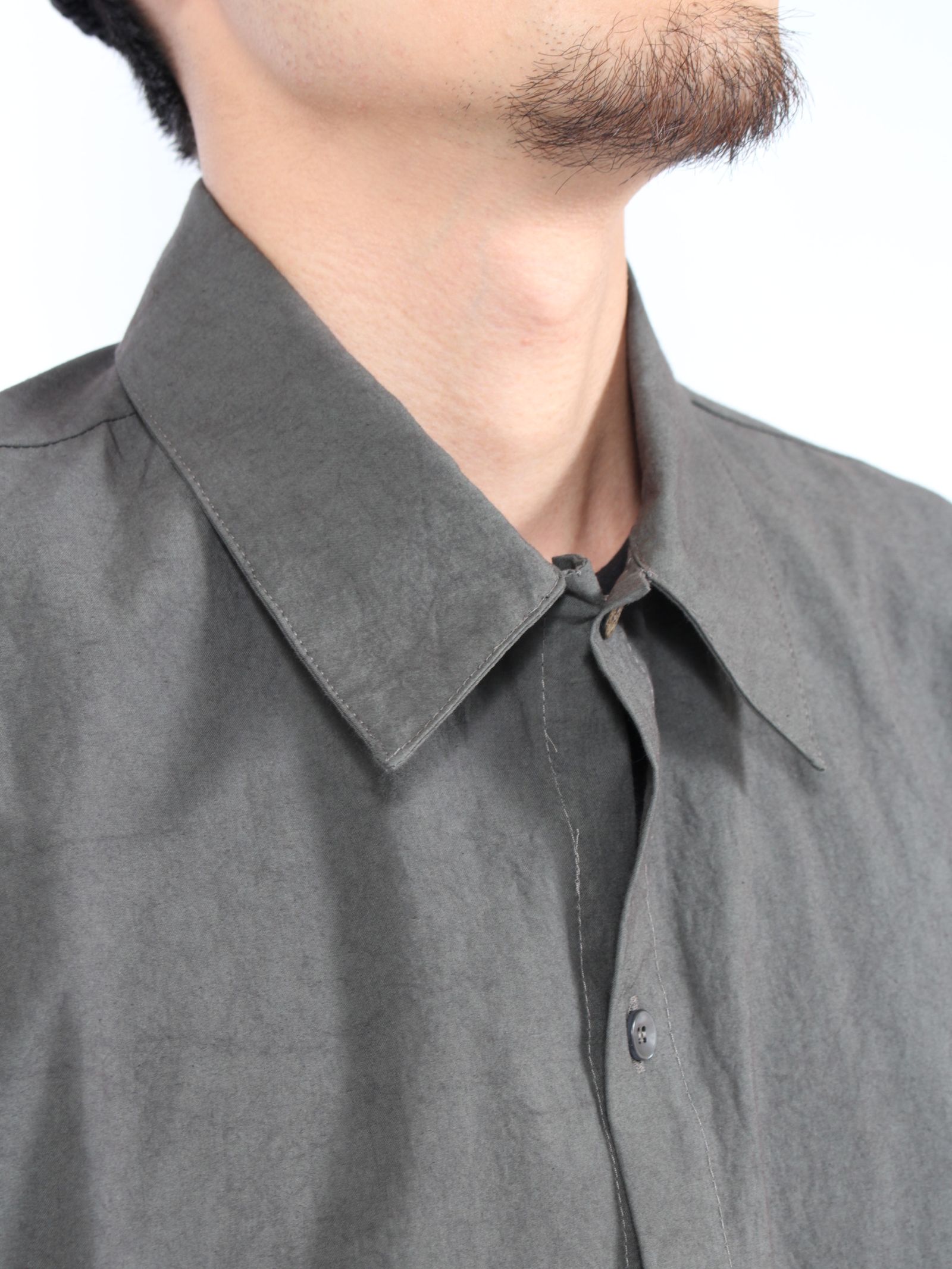 K'ANG - 【24AW】ハンドステッチ ヘム ボーダー リラックス