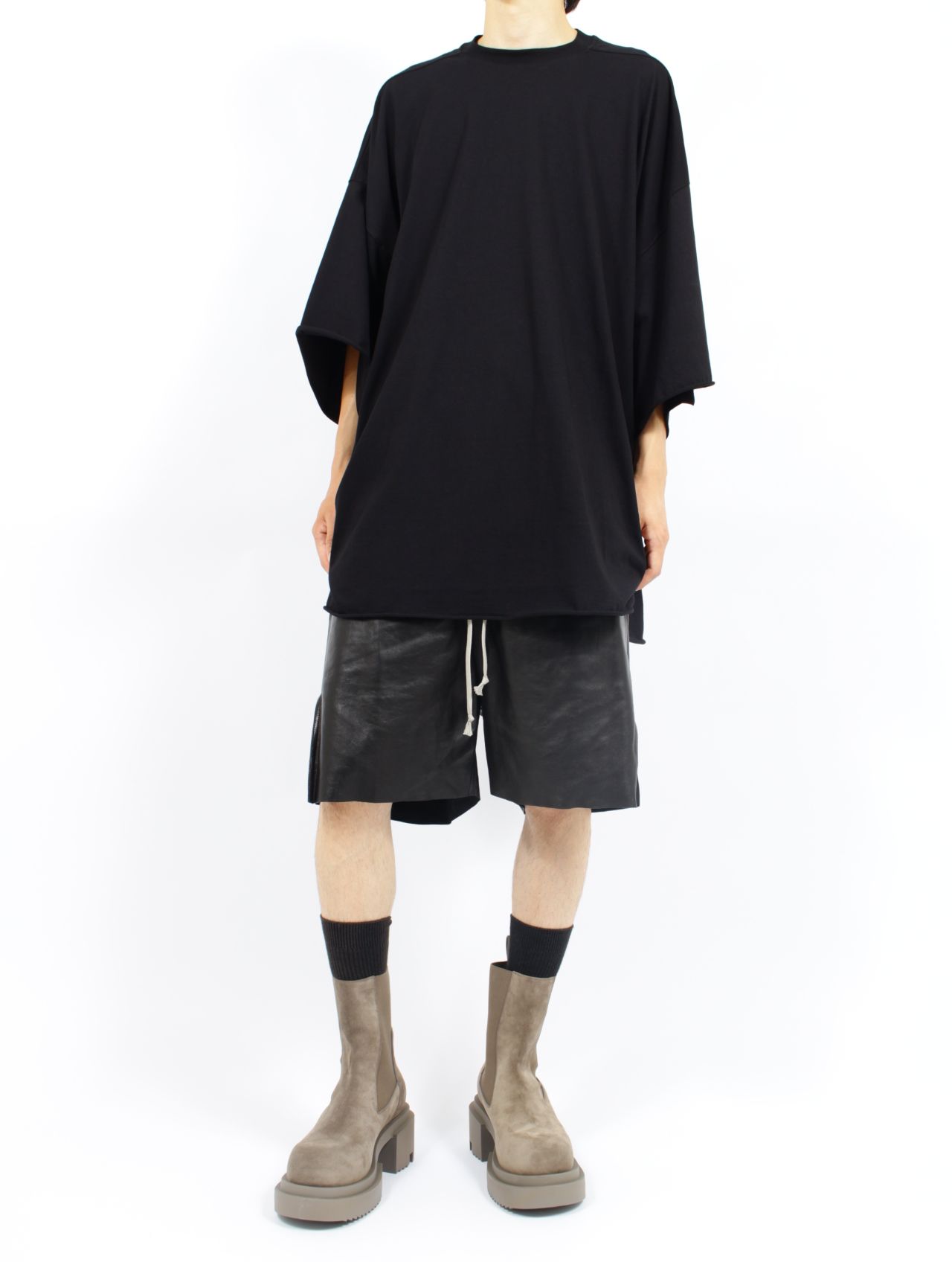 Rick Owen’s カーゴショートパンツ ブラック RICK OWENS - 【24AW】サルエル カーゴ ショーツ / CARGO PODS