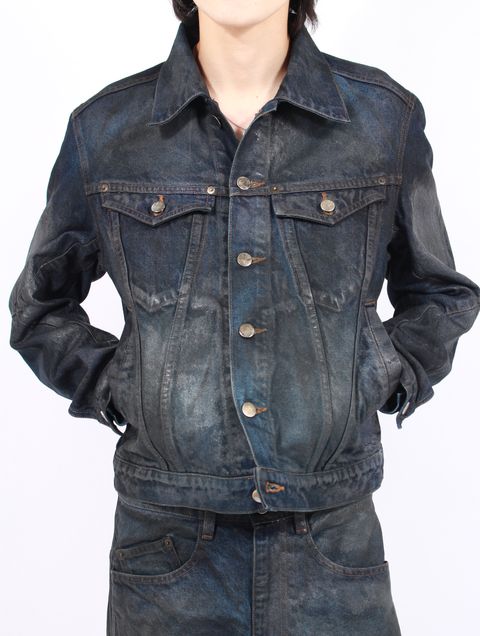 【25AW】 3D トラッカー ジャケット デニム ジャケット  / 3D TRUCKER JACKET / LUSTER COATED DARK INDIGO(ダーク インディゴ)