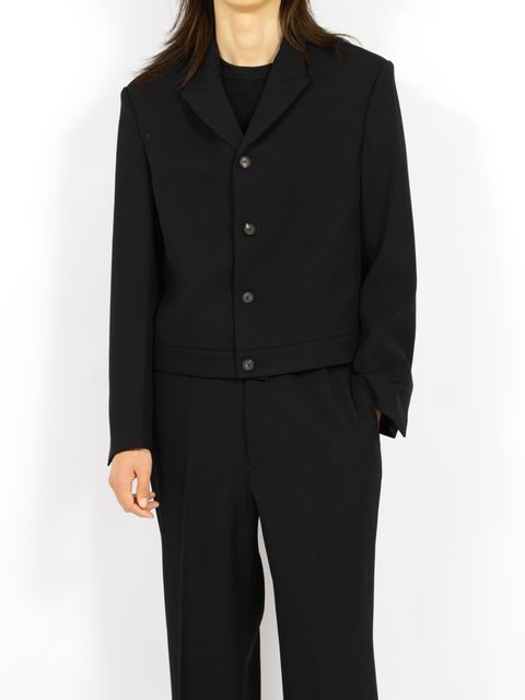 【26AW】ヘビー ウール スペンサー ジャケット / HEAVY WOOL SPENCER JACKET .16 / ブラック