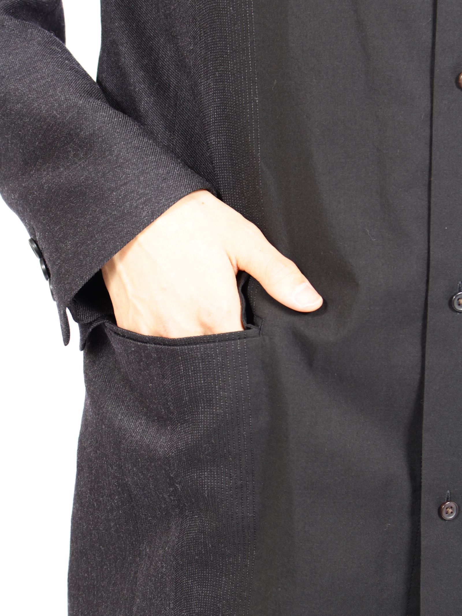 【26AW】トランジショナル シャツ ジャケット / TRANSITIONAL SHIRT JACKET / ブラック