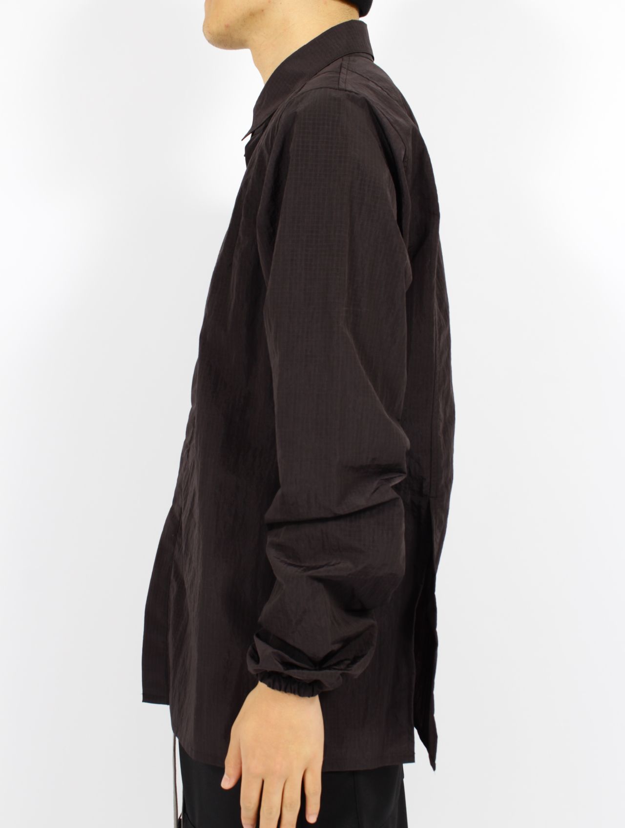 【25SS】モノフィル リップストップ カバー ハンド シャツ / MONOFIL RIPSTOP COVER HAND SHIRT / ブラック