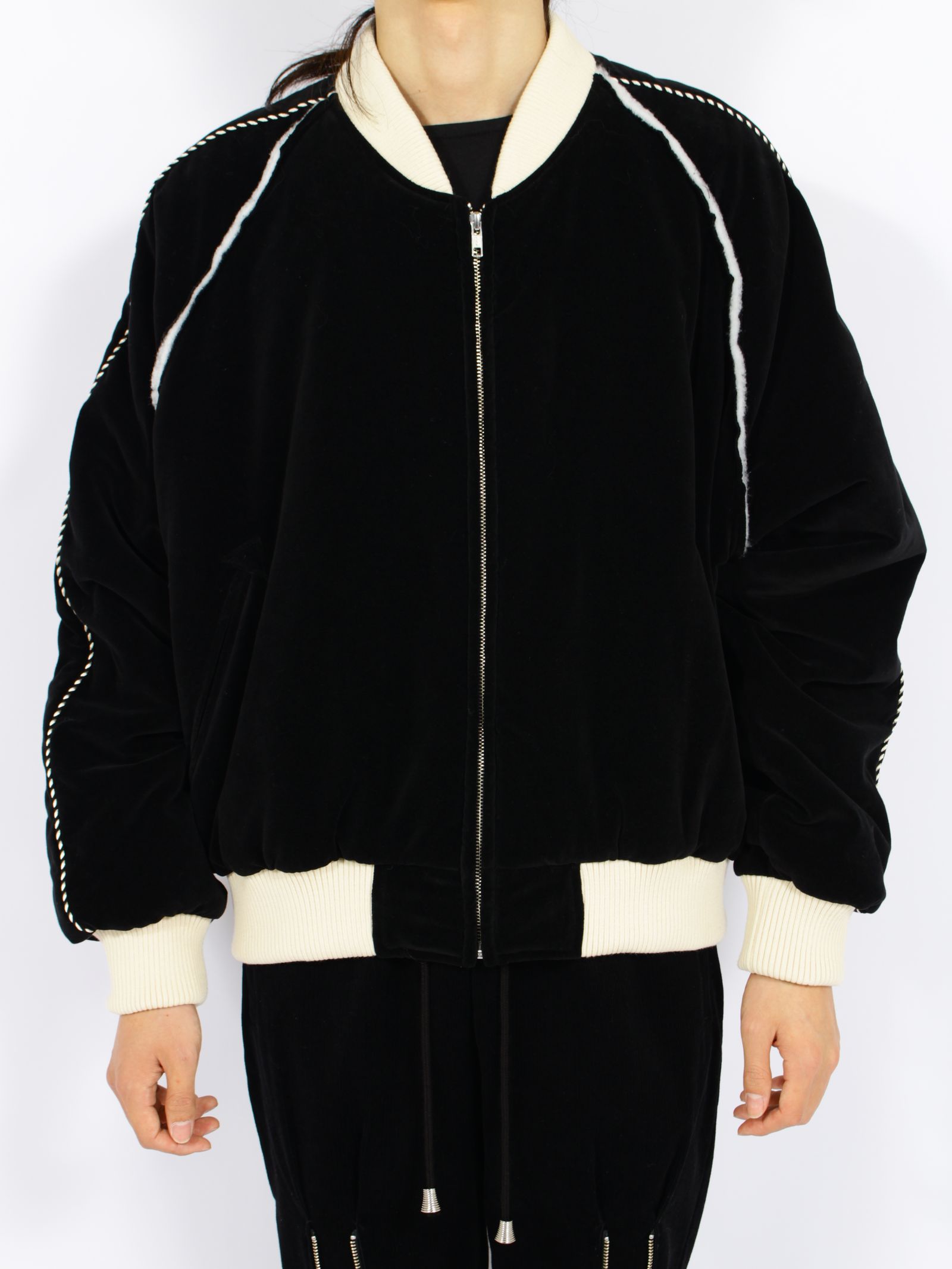 【26AW】ベルベティーン プレーン スーベニア ジャケット / VELVETEEN PLAIN SOUVENIR JKT / ブラック