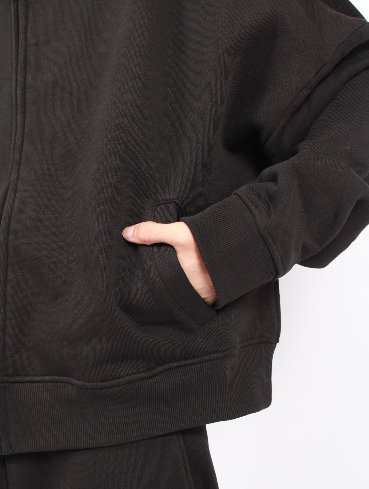 エターナル ジップアップ フーディー パーカー / ETERNAL ZIP / BLACK （ブラック）