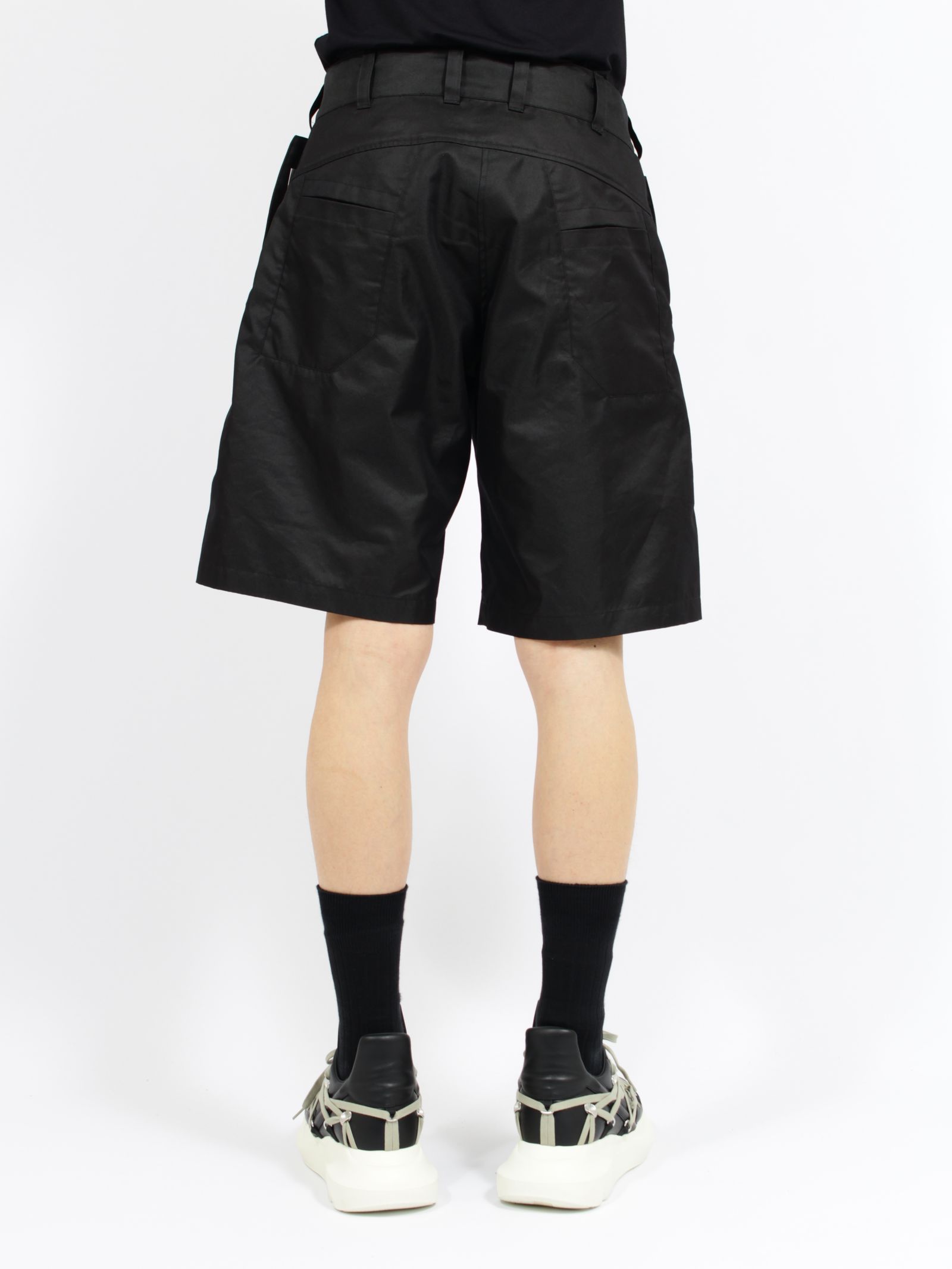 【26SS】シャンブレー 6 ポケット パネル ショーツ ショートパンツ / Chambray 6 Pocket Panel Shorts / ブラック