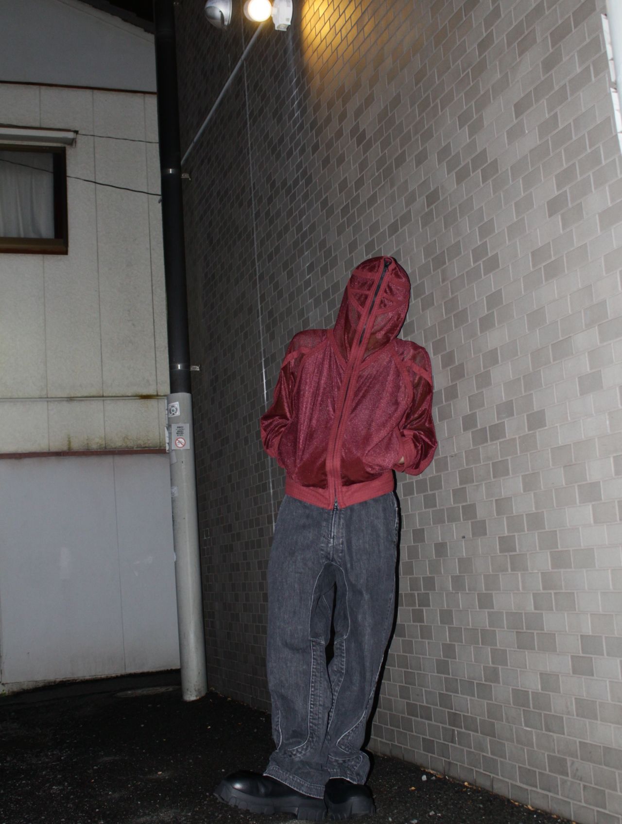 【25SS】ウォッシュ デニム パンツ / BANYONGJIU PANTS / ウォッシュブラック