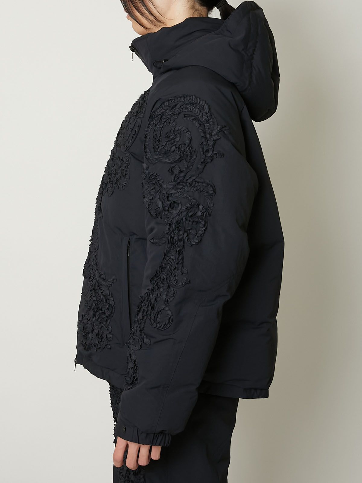ハル@プロフ読得様　TAAKK ブラックのコート TAAKK - 【25AW】ジップアップ ブルゾン / ZIP BLOUSON