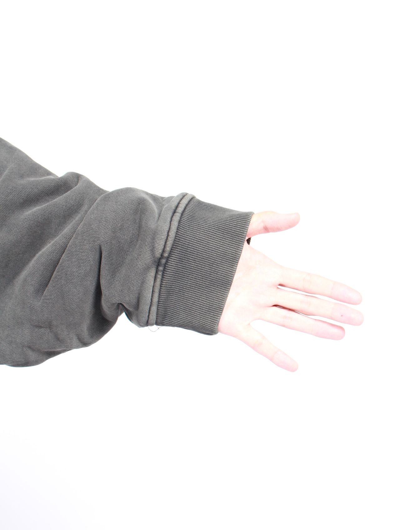 サーマル フード ジップアップ パーカー / THERMAL HOOD / WASHED BLACK(ウォッシュブラック)