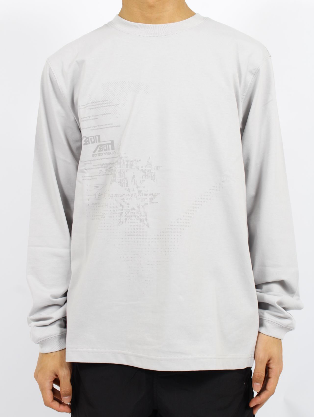 【25SS】シリアル ポート ロングスリーブ Tシャツ / SERIAL PORT LONG SLEEVES / ライトグレー