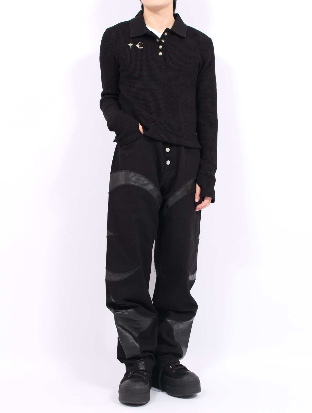 トップス main story 24aw main story Roll Neck Rib Top | Grey Melange - microapartment