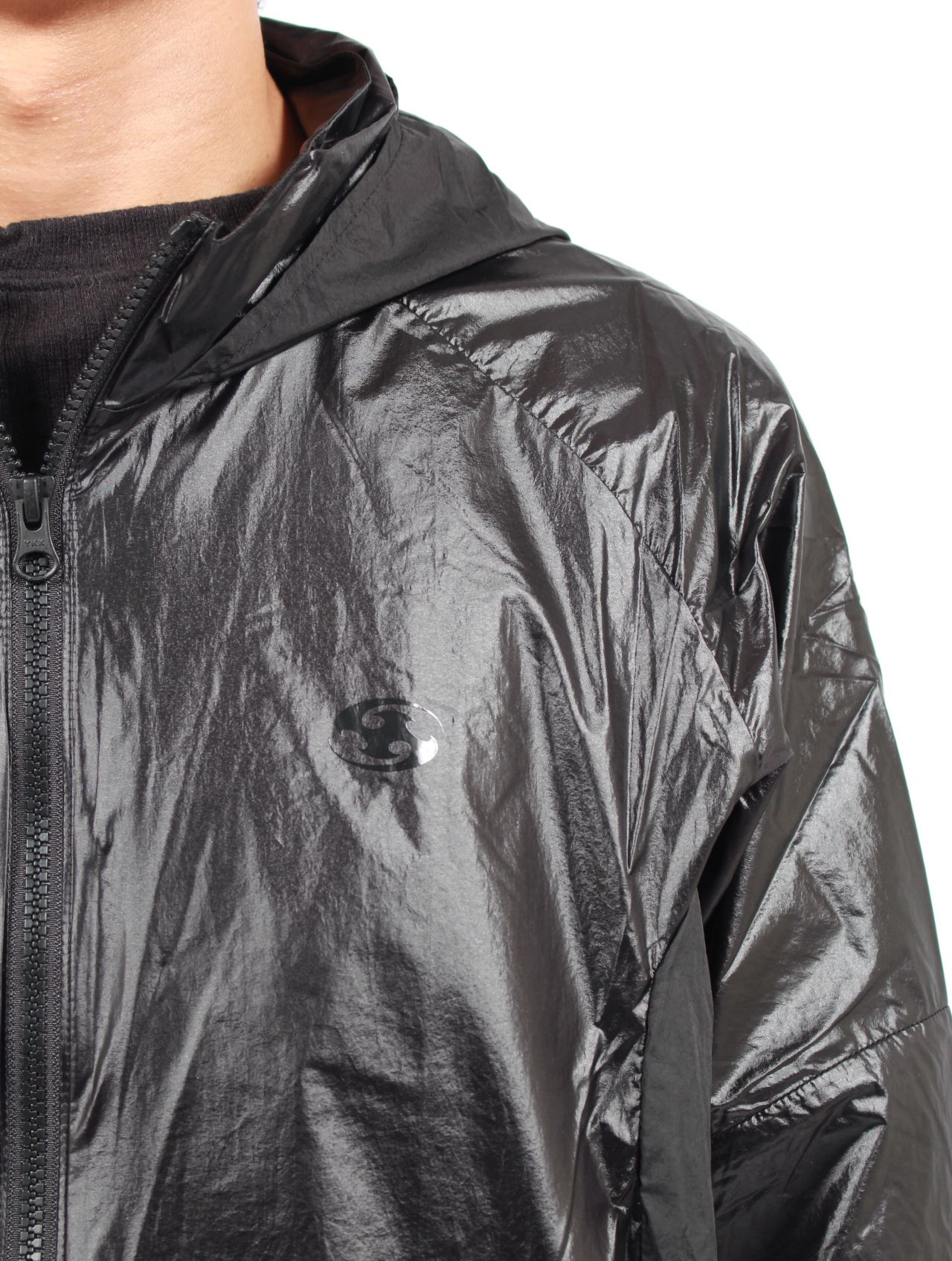 【25AW】シャイニーナイロン ラスター ジャケット / LUSTER JACKET / ブラック