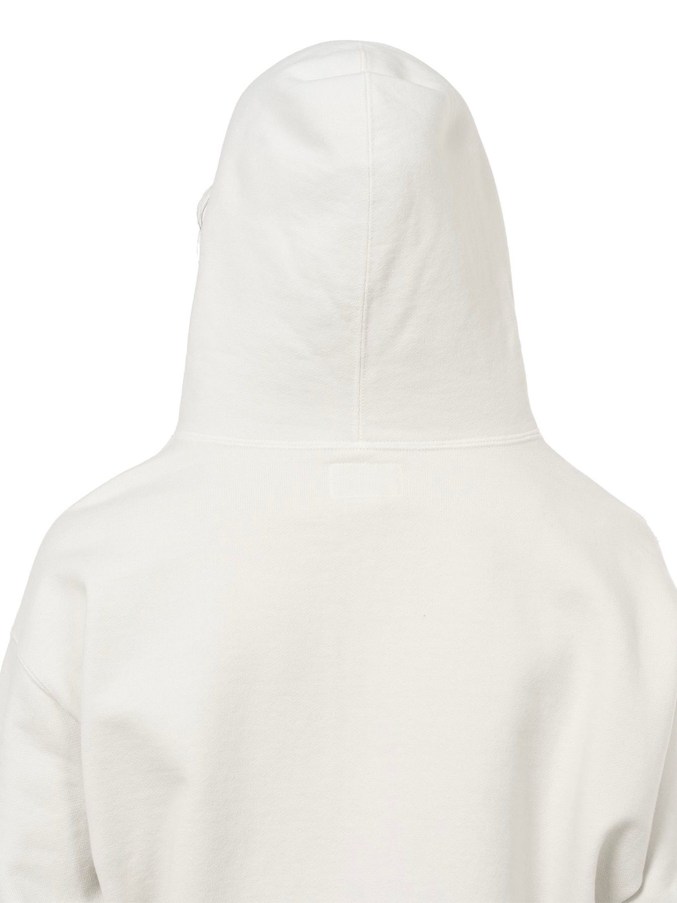 【25AW】ローズ ディストレスド ジップ ショート パーカー / "ROSE"DISTRESSED ZIP SHORT HOODIE / ホワイト