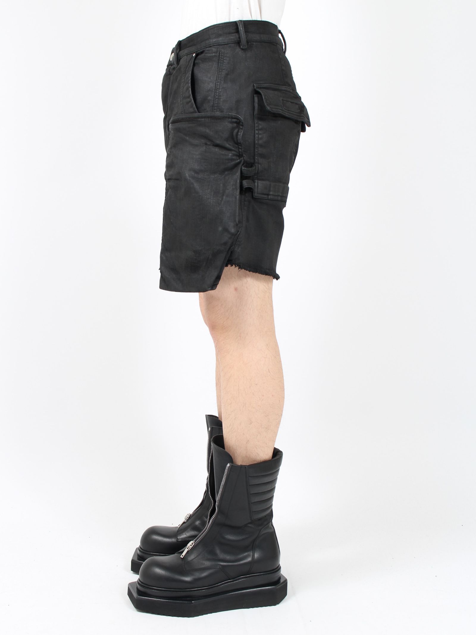 RICK OWENS - 【24SS】ステファン カーゴ ショーツ / STEFAN CARGO SHORTS / ブラック | STORY