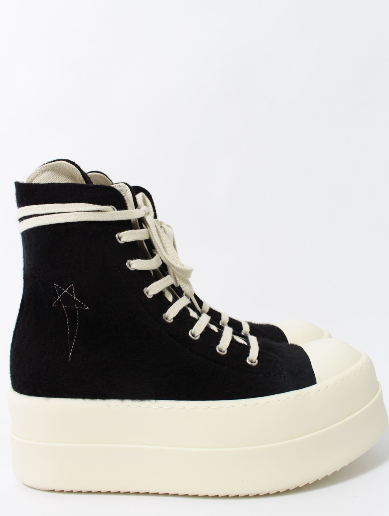 RICK OWENS ラモーンズ ハイカット レザースニーカー EU41 ラモーンズレザーハイカットスニーカー | Rick Owens