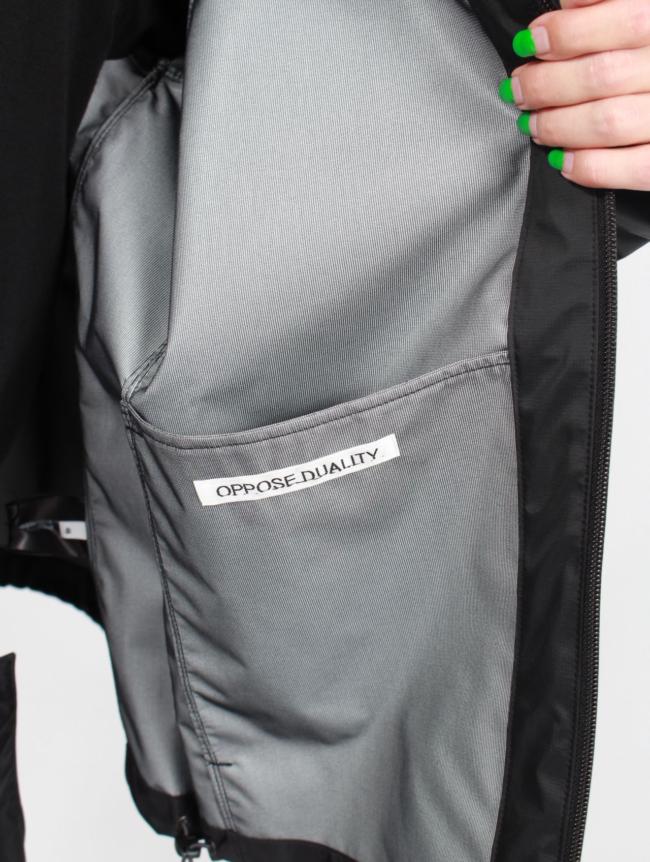 【25SS】ショート ナイロン 3L パーカー / Short Parka 3L Nylon / ブラック
