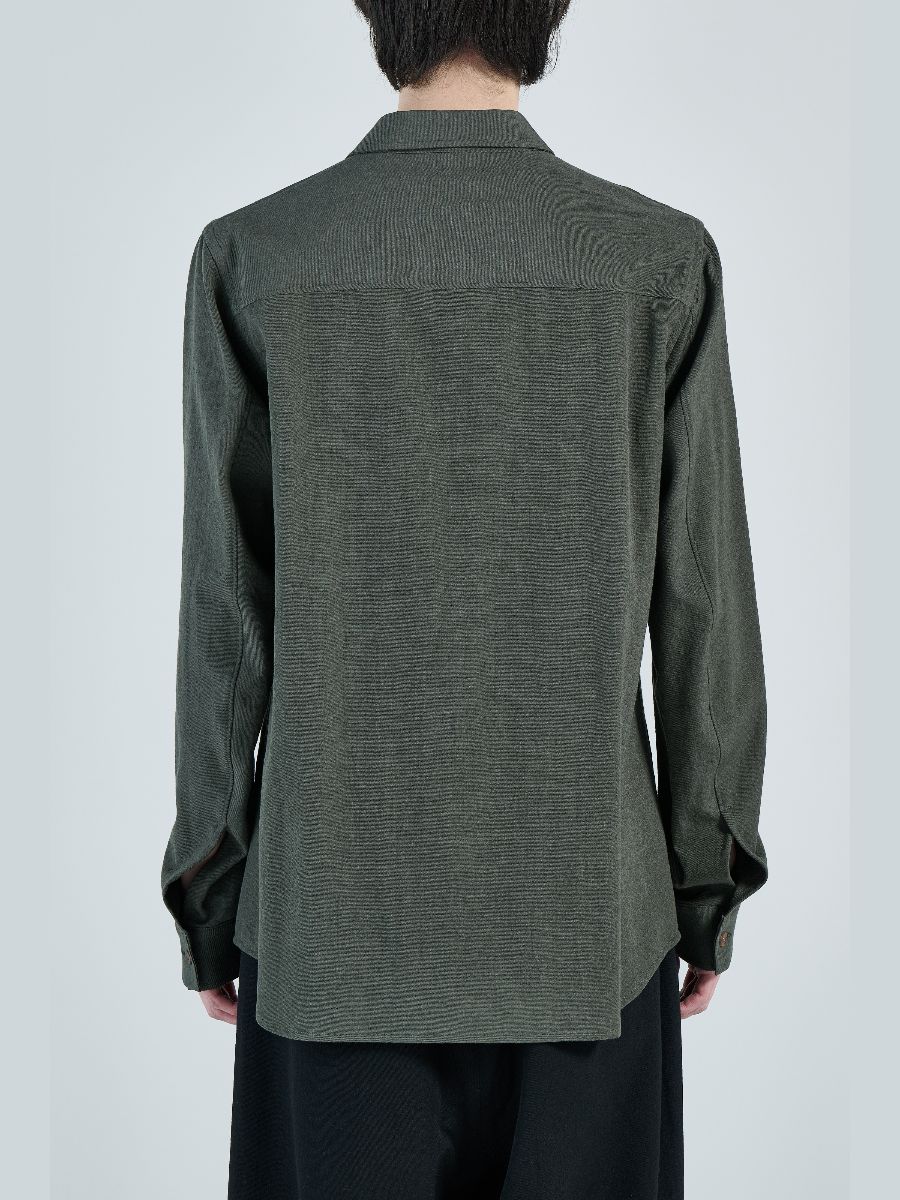 【26AW】 ユーティリティー シャツ 長袖 シャツ / UTILITY SHIRT / MOSS(グリーン)