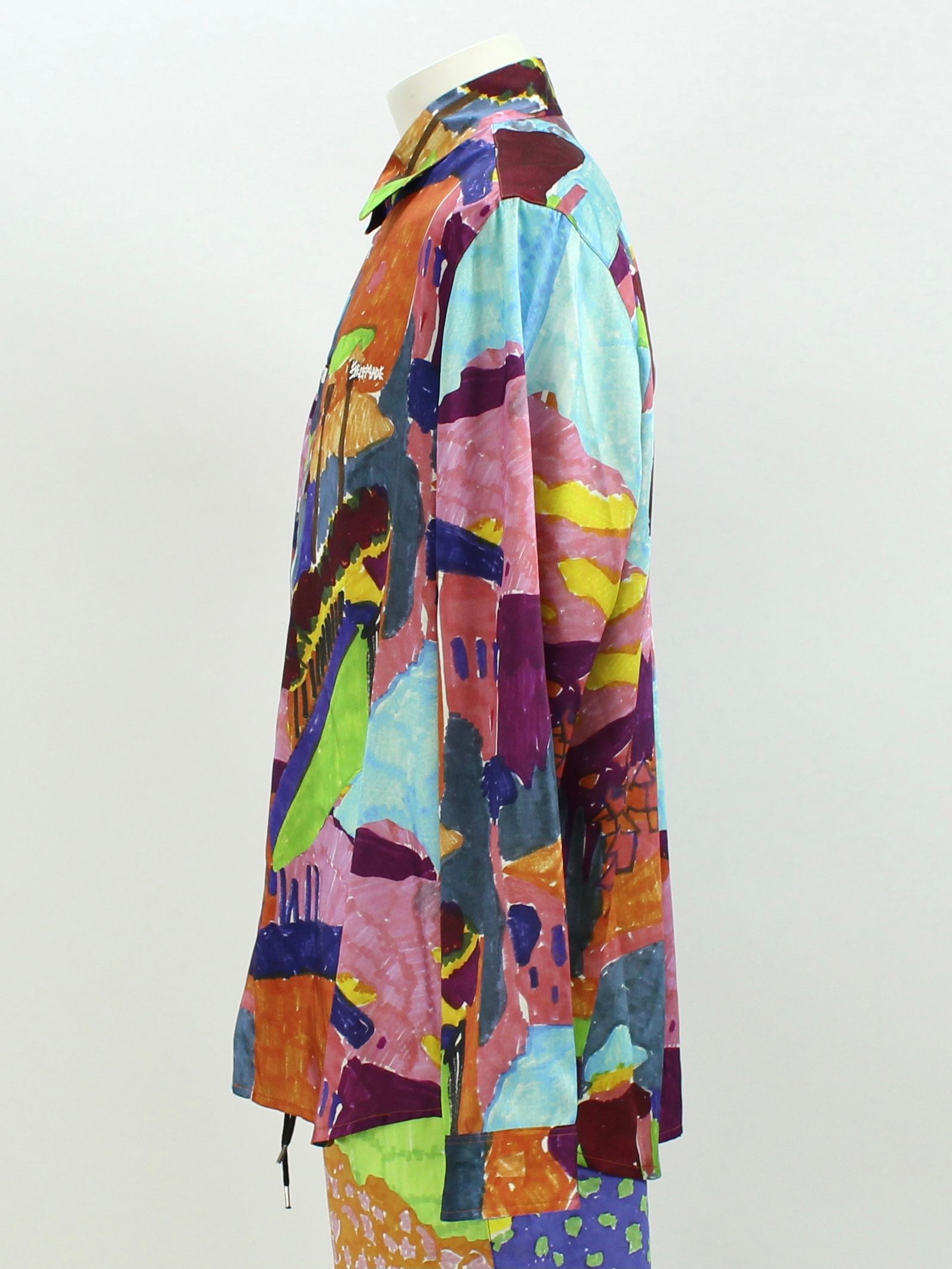 都市柄 アートシャツ / LONG SLEEVE SHIRT IN ALL OVER “VIALI” / マルチカラー