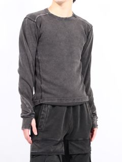 サーマル ロングスリーブ Tシャツ / THERMAL LONG SLEEVE / WASHED BK(ウォッシュブラック)