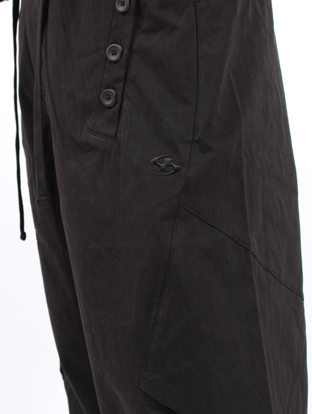 【25AW】タイ パンツ / TIE PANTS / ブラック
