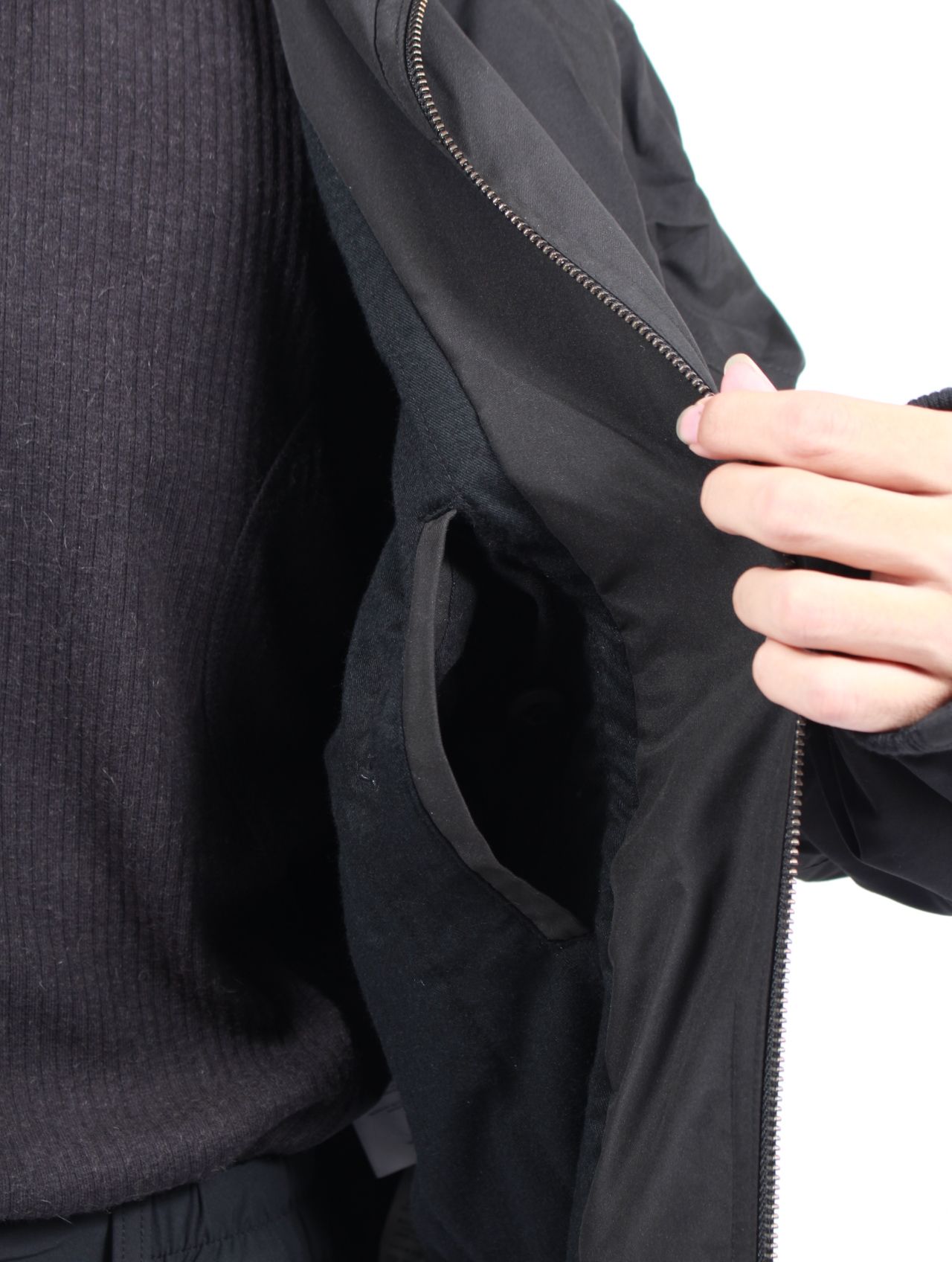 【25AW】 ボンバー ジャケット / BOMBER JACKET / ブラック