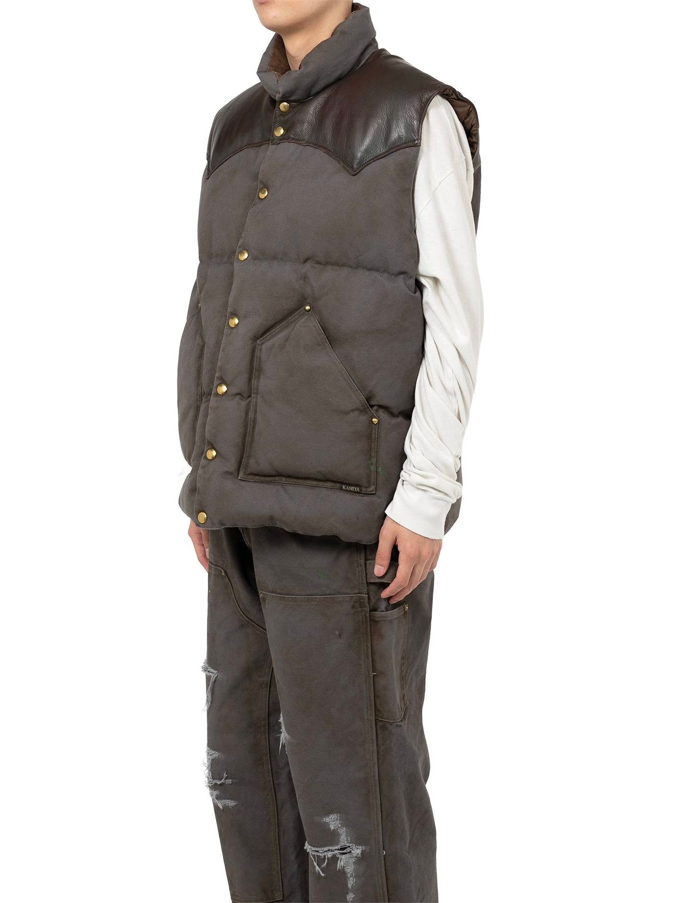 【25AW】RMFB ダック ダウン ベスト / RMFB DUCK DOWN VEST / グレー