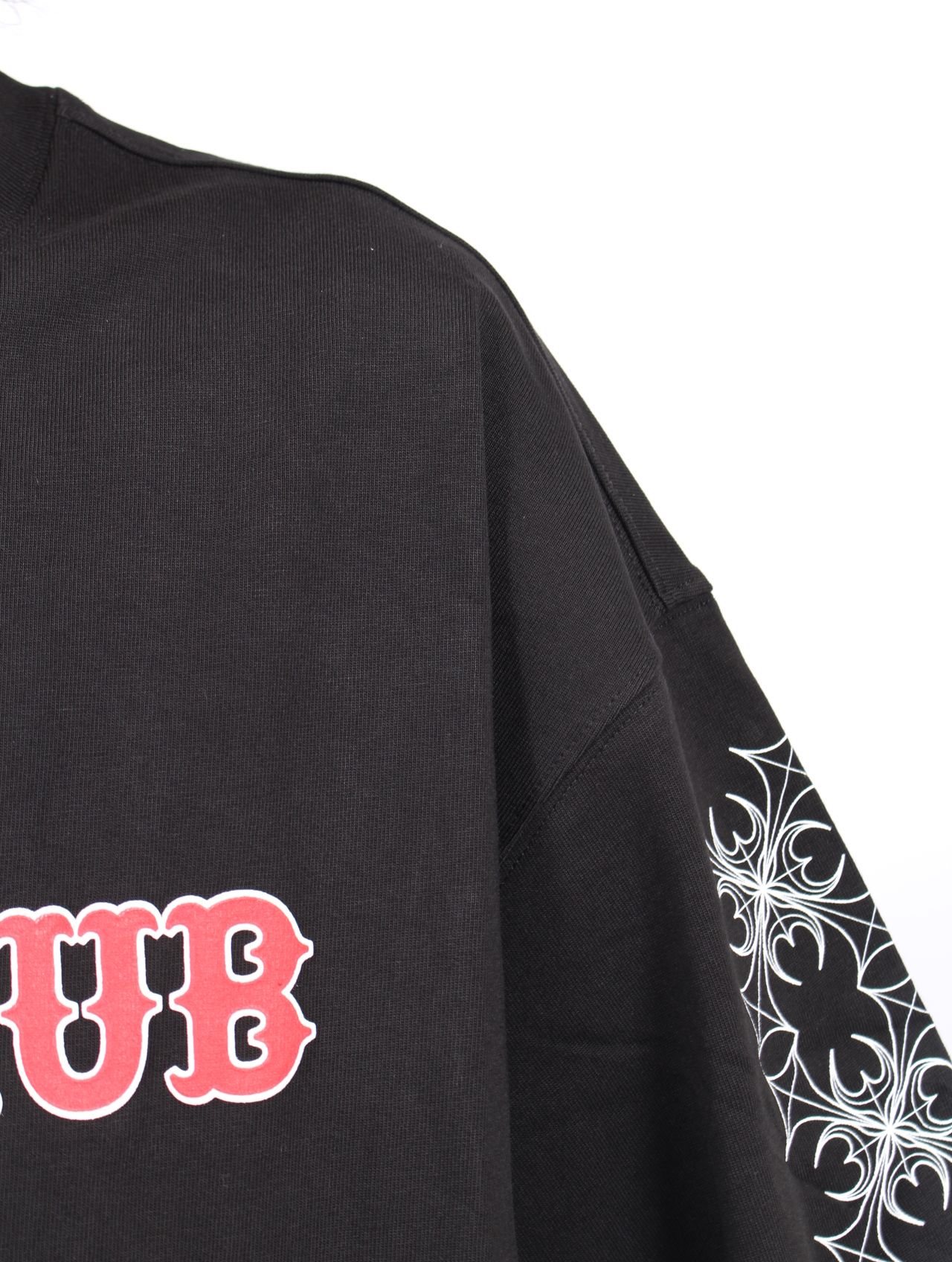 【25AW】TC パターン ロングスリーブ Tシャツ 長袖 カットソー / TC PATTERN LONG-SLEEVE / ブラック