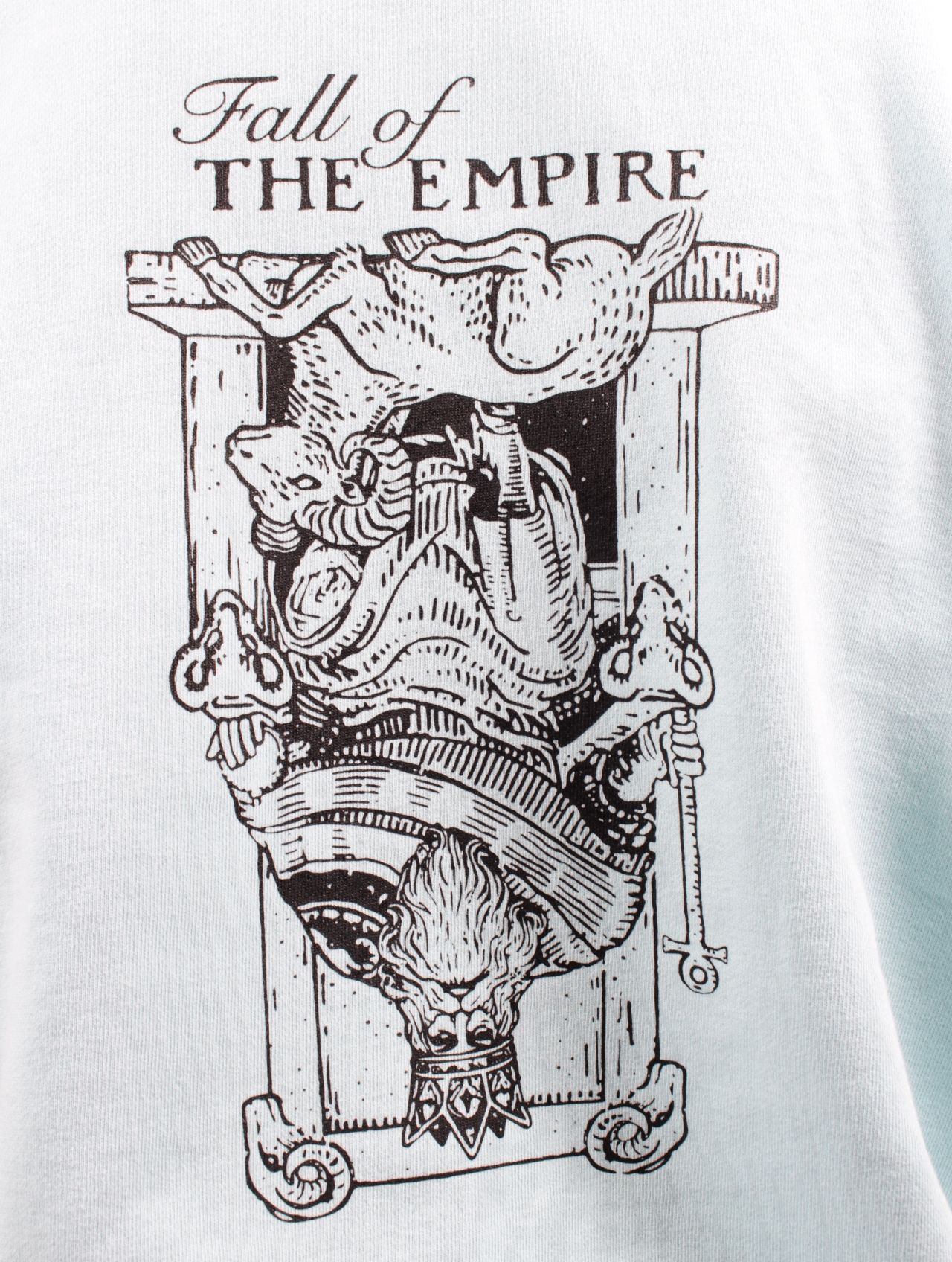 【25SS】コットン フーディ スウェット パーカー / COTTON HOODED SWEATER 'EMPIRE / ミント