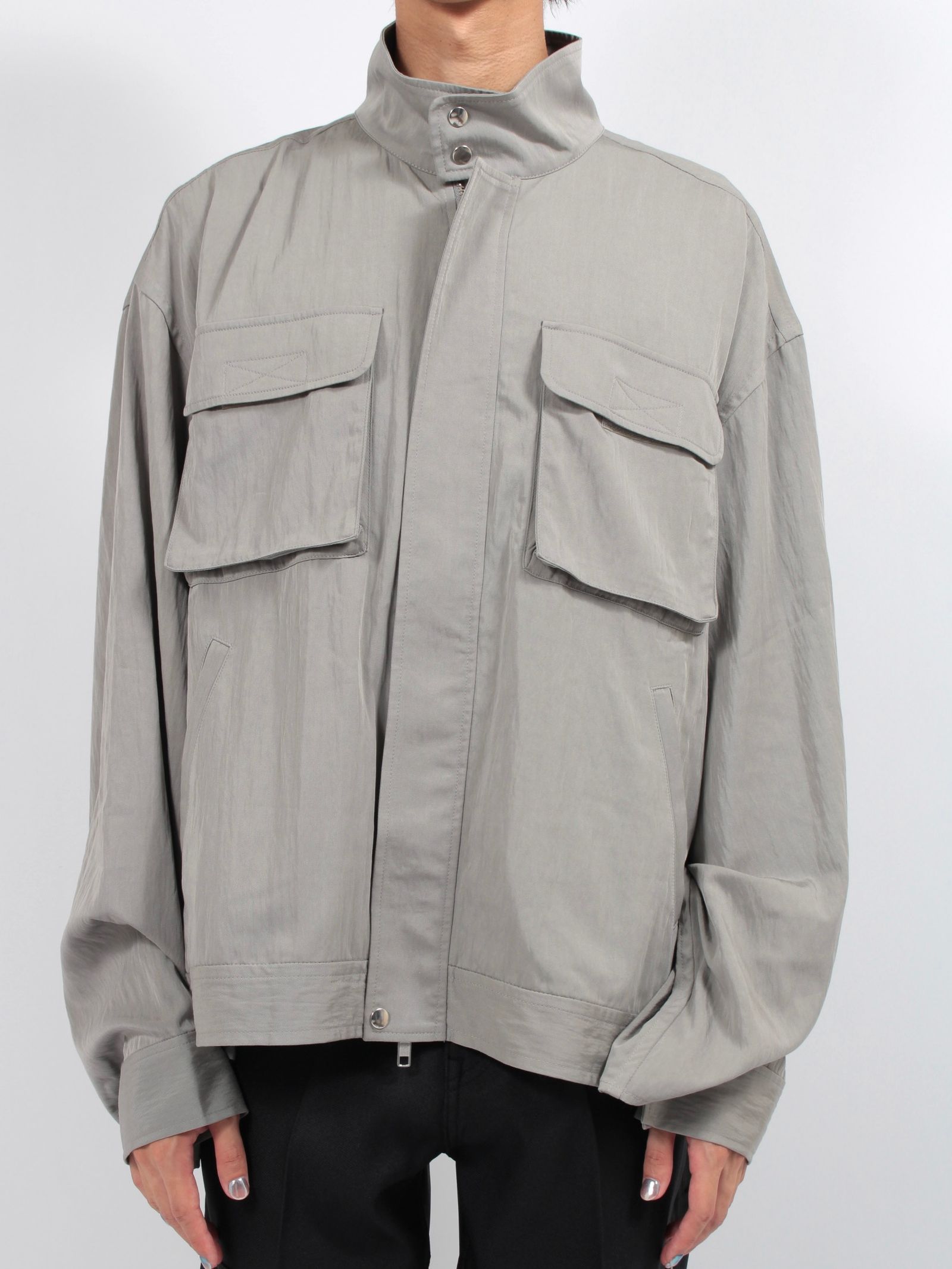 【24AW】インヴァネス フレア ワークジャケット / INVERNESS FLARE WORK JACKET / グレー
