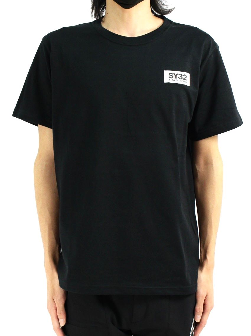 【定番】ワンポイント タグ Tシャツ / BASIC TAG TEE / ブラック - S - ブラック