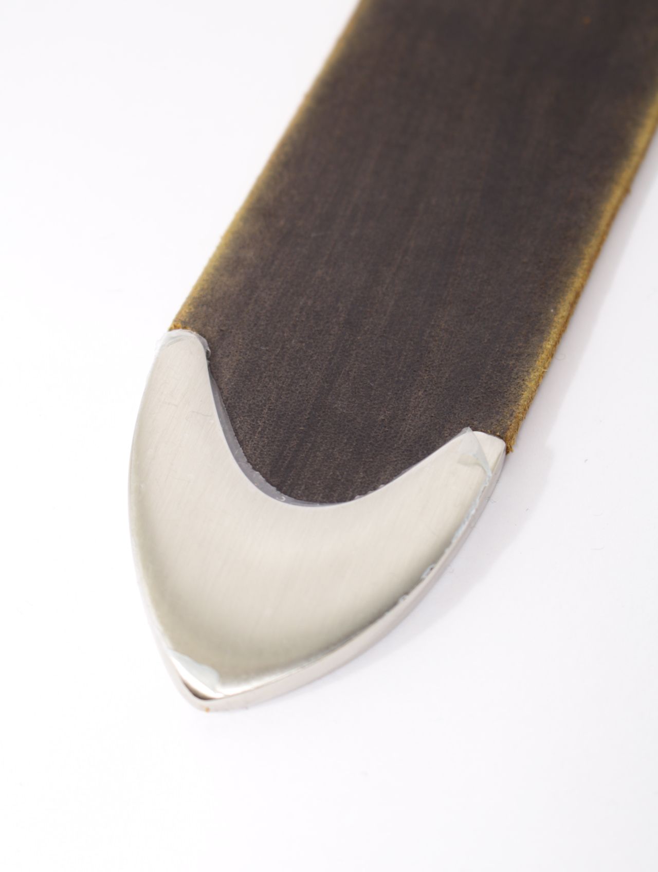 【26SS】4cm幅 ディストレスド レザー ベルト / 4C DISTRESSED LEATHER BELT / ブラック