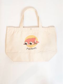 「妄想代理人」コラボ トートバッグ / M&F Goods Ver,Maromi / ホワイト